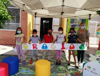Actividad infantil de la Biblioteca Pública Agua Clara